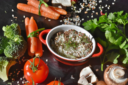 Picture of cooking with ingredients